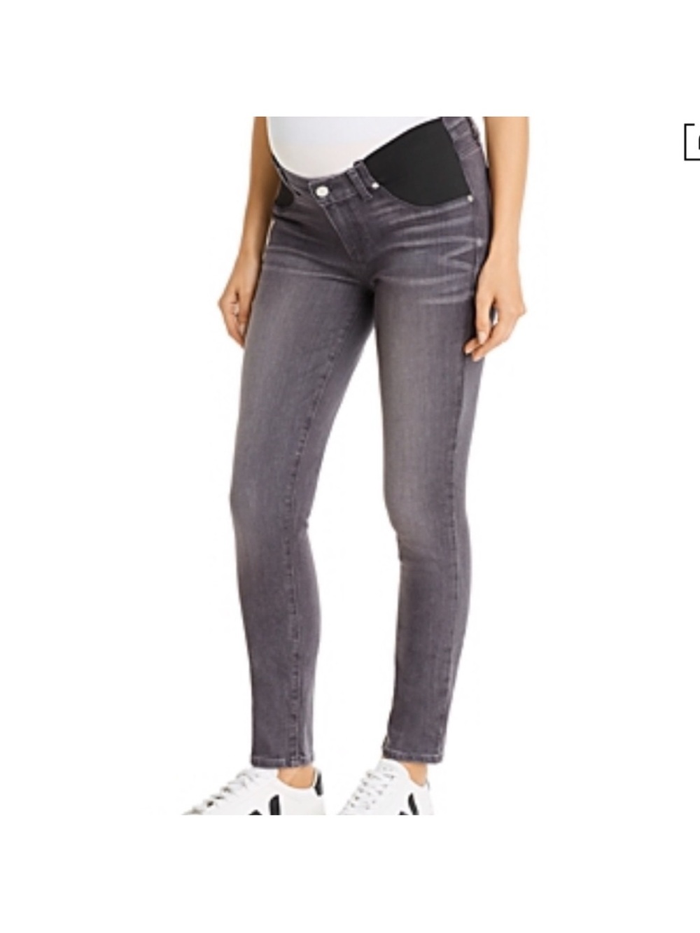 Paige Maternity Verdugo Jean Sz 27 in Grey Peaks EUC